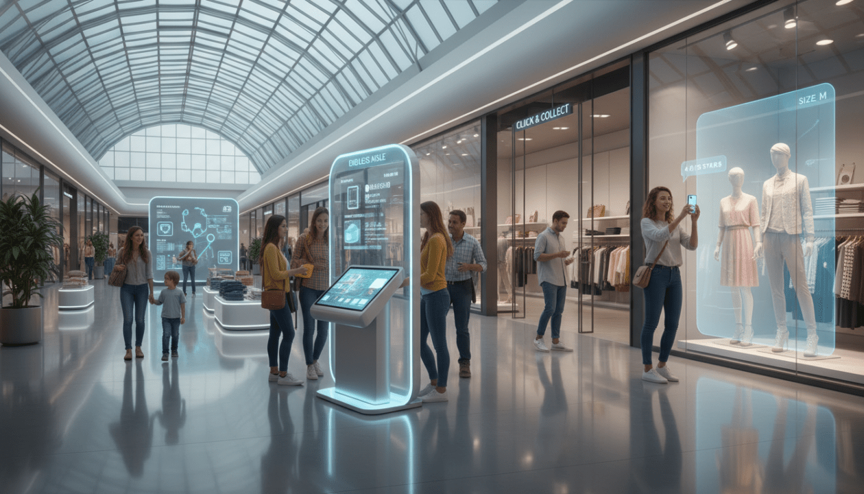 scopri come l'omnicanalità nel retail fisico trasforma i centri commerciali integrando esperienze online e offline per migliorare l'engagement dei clienti e aumentare le vendite.