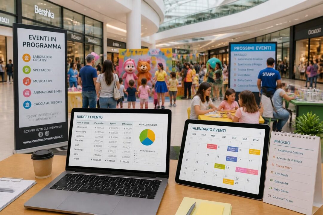 scopri come pianificare un'animazione efficace nei centri commerciali: format innovativi, calendario dettagliato e gestione del budget per eventi di successo.